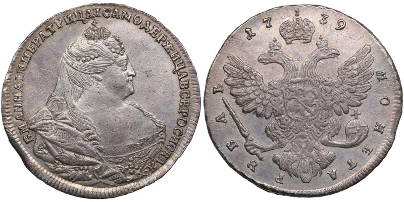 Russia Rouble 1739 - Anna Ioannovna (1730-1740)
25.39g. UNC/AU. Splendid brillia...