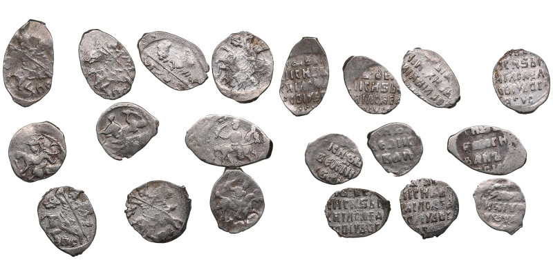 Russia, AR Hammered (wire) coins (10) – Ivan IV the Terrible (1535-1584), Mikhai...