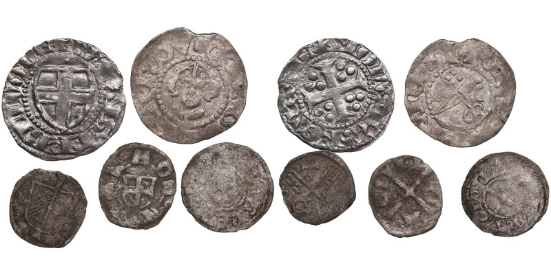 Group of Livonian coins (5)
Various condition. Reval, Dorpat and Riga. Sold as i...