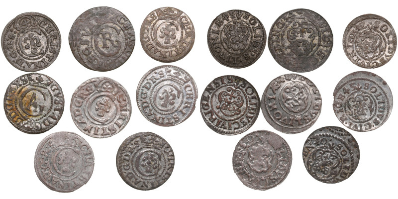 Riga, Livonia, Elbing (Sweden) Solidus (8)
Various condition. Some coins in mint...