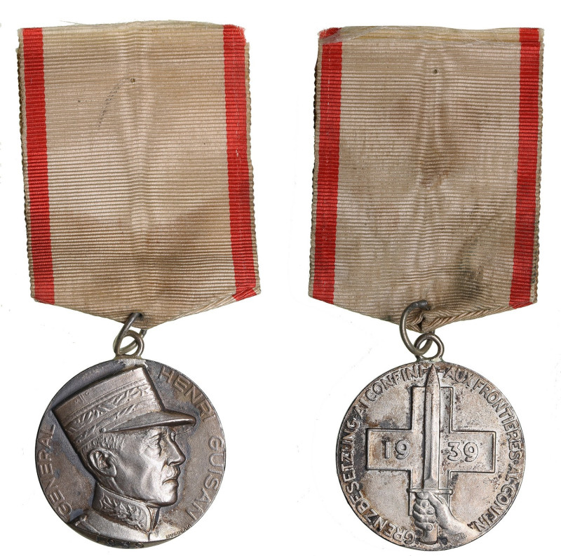 Switzerland Award Silver Medal 1939 - Henri Guisan
14.45g. 28mm. AU/UNC. With ri...