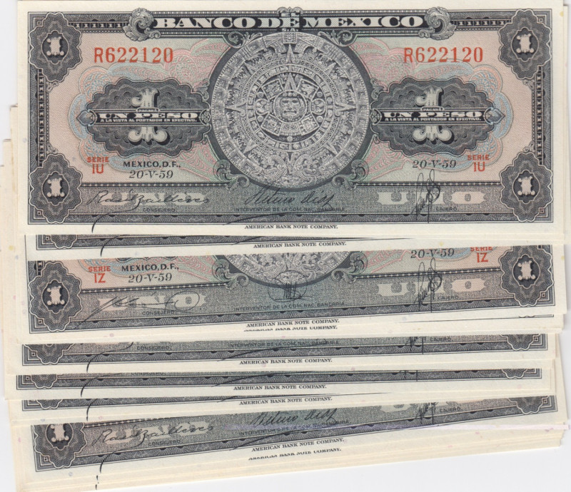 Mexico 1 Peso 1959 (17)
UNC. Pick 59f.