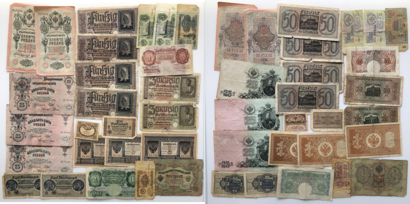 Group of paper money (25)
Various condition.