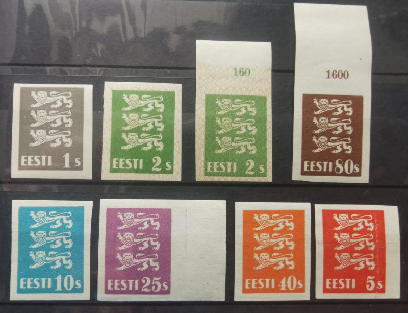 Estonia proof stamps. Coat of Arms / Lions set
Estonia proof stamps. Coat of Arm...