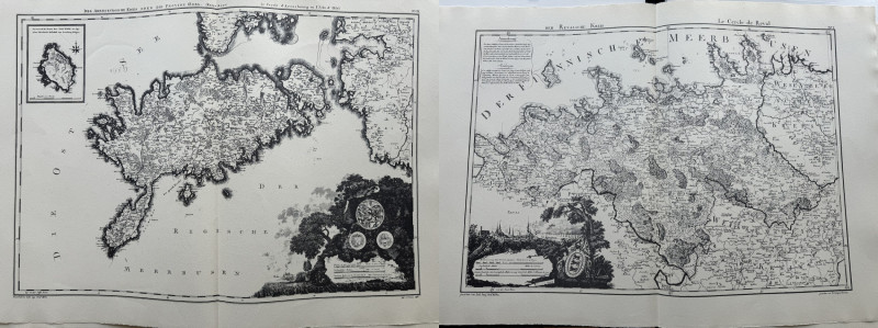 Ludwig August von Mellin' s “Livonian Atlas” 1798 reprint? (Atlas von Liefland) ...