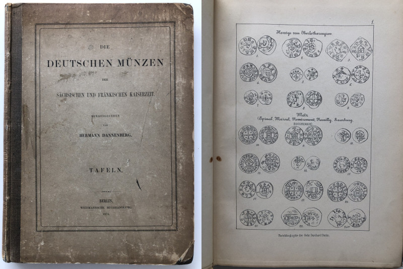 Die Deutsche Münzen der Sächsischen und Fränkischen Kaiserzeit - TAFELN, 1876
H ...