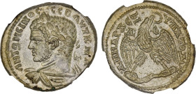 ROMAN PROVINCIAL: SYRIA: Caracalla, 198-217 AD, BI tetradrachm (12.48g), Antioch, ca. 216-217 AD, Prieur-226, laureate, draped, and cuirassed bust lef...