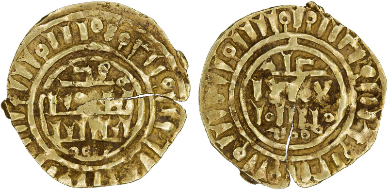 COUNTY OF TRIPOLI: Anonymous, ca. 1210-1250, AV bezant (3.54g), CCS-3, highly st...