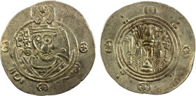 TABARISTAN: Nusayr, 784-785, AR 1/2 dirham (1.92g), al-Rayy, AH168, A-L73, Malek-212, mint & date written in Arabic on the reverse, whereas the name o...