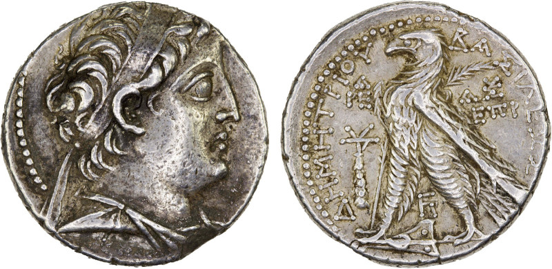 SELEUKID KINGDOM: Demetrios II, first reign, 129-125 BC, AR tetradrachm (14.17g)...