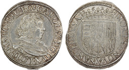 FRANCE: LORRAINE: Charles IV, 1625-1634, AR teston (8.63g), 1629, KM-45, Boudeau-1557, adjustment marks on obverse, lightly polished, VF-XF.

Estimate...