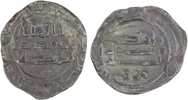 ABBASID: al-Ma'mun, 810-833, AR 1/6 dirham (0.41g), Marw, AH202, A-223K, date after bism Allah al-rahman al-rahim in obverse margin, mint name below t...