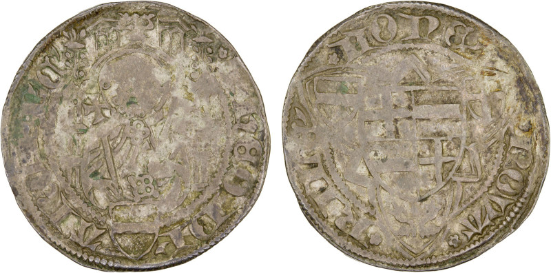 COLOGNE: Dietrich II, 1414-1463, AR groschen (1.84g), ND (ca. 1440), cf. Saurma-...