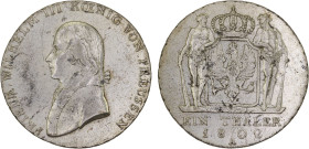 PRUSSIA: Friedrich Wilhelm III, 1797-1840, AR thaler, 1802-A, KM-368. Dav-2603. Cr-113, faint obverse scratch, some luster, XF, ex Almer H. Orr III Co...