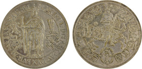 TEUTONIC ORDER: Older Imitations, AR ¼ thaler (5.82g), ND ("1615"), as KM-38, well made older imitation of this type of Maximilian of Austria (1588-16...