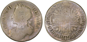 SCOTLAND: Charles II, 1649-1685, AR 4 merks, 1679, KM-113, Good, ex Almer H. Orr III Collection.

Estimate: USD 100 - 150