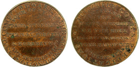 GREAT BRITAIN: Paddington, AE medalet, ND (1812), Withers pg. 239, 27mm bronze London medalet in the style of an 18th Century halfpenny token, BEWARE ...