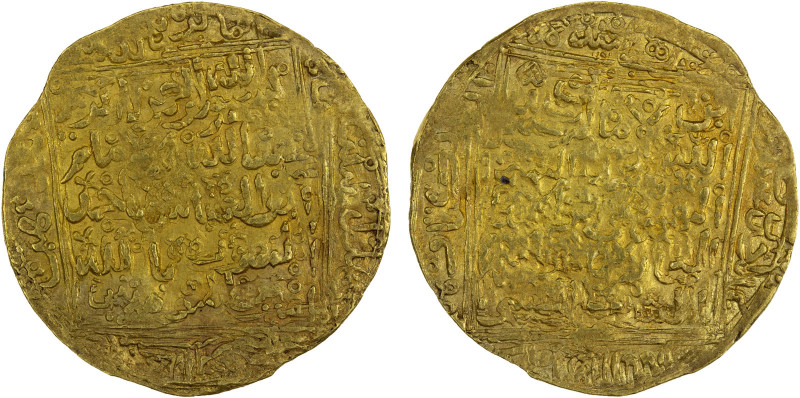 SA'DIAN SHARIFS: Abu'l-'Abbas Ahmad, 1578-1603, AV dinar (4.44g), 3rd series (st...