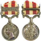 GREAT BRITAIN: Victoria, 1837-1901, AR medal, Indian Mutiny Medal with Defence of Lucknow clasp, miniature medal for wear on Military Dress or Evening...