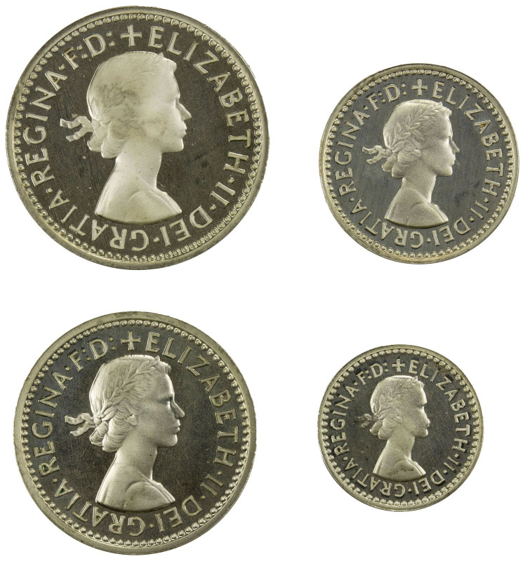 GREAT BRITAIN: Elizabeth II, 1952-2022, AR maundy set, 1979, Spink-4211, 4-piece...