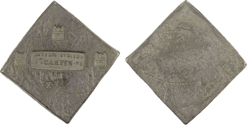 NETHERLANDS: KAMPEN: Fantasy Coins, 21 stuivers (26.34g), "1578" (likely 1820's)...