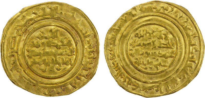 FATIMID: al-Mustansir, 1036-1094, AV dinar (3.92g), al-Mansuriya, AH430, A-719.1...