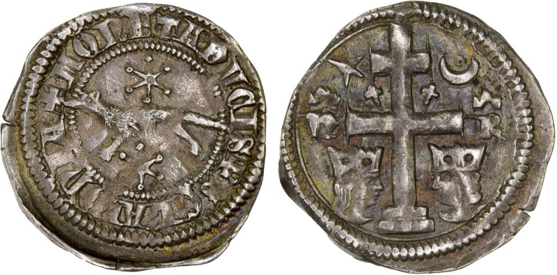 SLAVONIA: Herzog Bela and Banus Heinrich von Güssing, 1260-1270, AR denar (0.79g...