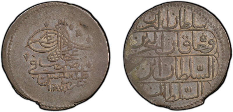 TRIPOLI: Abdul Hamid I, 1774-1789, AR piastre, Tarabalus Gharb, AH1187, KM-55, p...