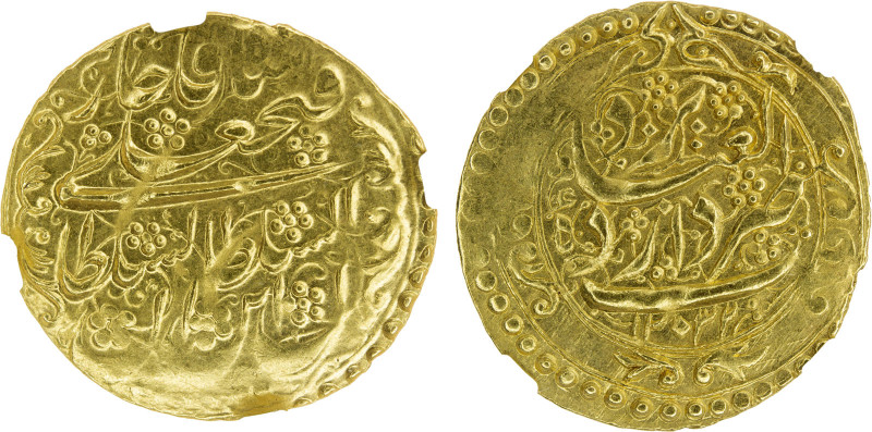 QAJAR: Fath 'Ali Shah, 1797-1834, AV toman, Yazd, AH1232, A-2865, type W; minor ...