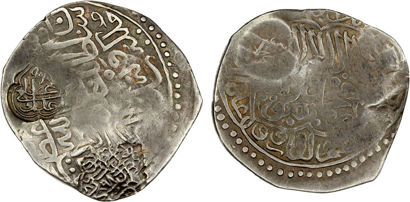 MUGHAL: Zahir al-Din Babur, 1497-1498/1st reign, AR tanka (4.63g), NM, ND, A-246...