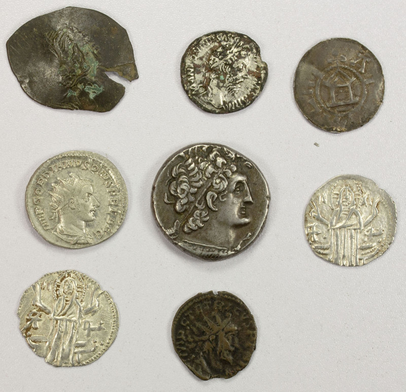 ANCIENT & MEDIEVAL: LOT of 8 coins, including Ancient: Ptolemaic Egypt, Kleopatr...