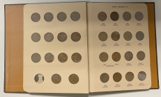 AUSTRALIA: partial SET of 56 halfpennies, containing all pieces from 1911-64, except the 1917-I, 1923, and 1939 Kangaroo reverse; generally better tha...