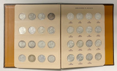 AUSTRALIA: complete SET of 53 florins, complete set of florins from 1910-1963, excluding commemoratives, and including an extra 1915(L) and 1944(m); g...