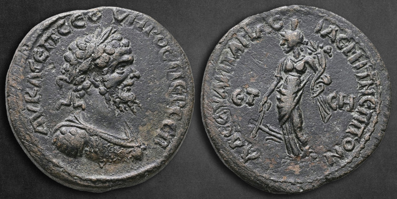 Pontos. Amaseia. Septimius Severus AD 193-211. Dated CY 208=AD 205/6
Bronze Æ
...