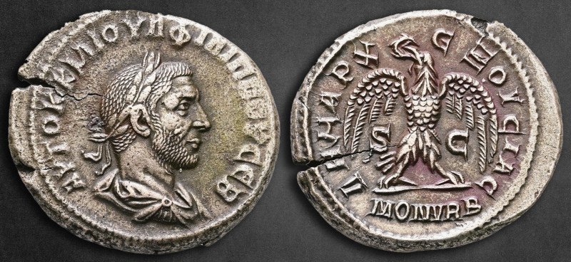 Seleucis and Pieria. Antioch. Philip I Arab AD 244-249. 
Billon-Tetradrachm

...