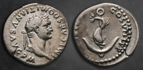 Domitian AD 81-96. Struck AD 81. Rome. Denarius AR