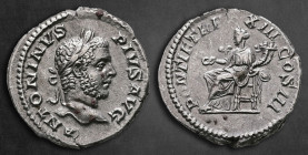 Caracalla AD 198-217. Rome. Denarius AR