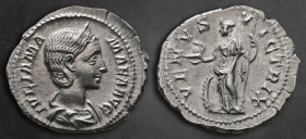 Julia Mamaea. Augusta AD 222-235. Rome. Denarius AR