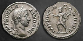 Severus Alexander AD 222-235. Rome. Denarius AR