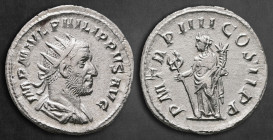 Philip I Arab AD 244-249. Rome. Antoninianus AR