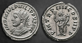 Philip II AD 247-249. Antioch. Antoninianus AR