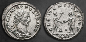 Probus AD 276-282. Antioch. Antoninianus Æ silvered