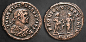 Maximianus. As Senior Augustus (2nd reign) AD 308-310. Alexandria. Half-Follis Æ
