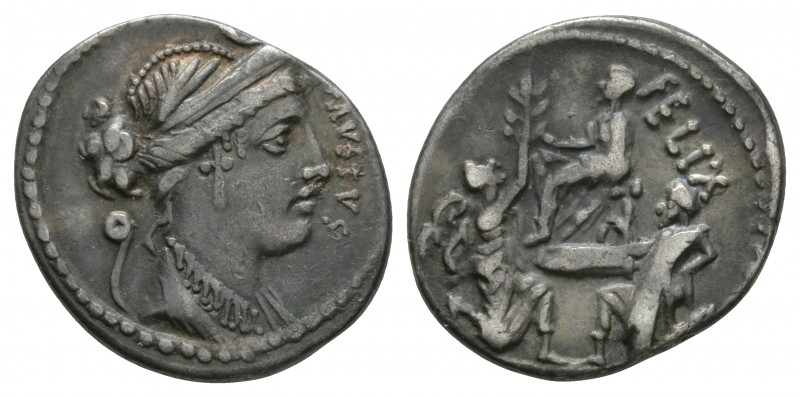 Ancient Roman Republican Coins - Faustus Cornelius Sulla - Bocchus and Jugurtha ...
