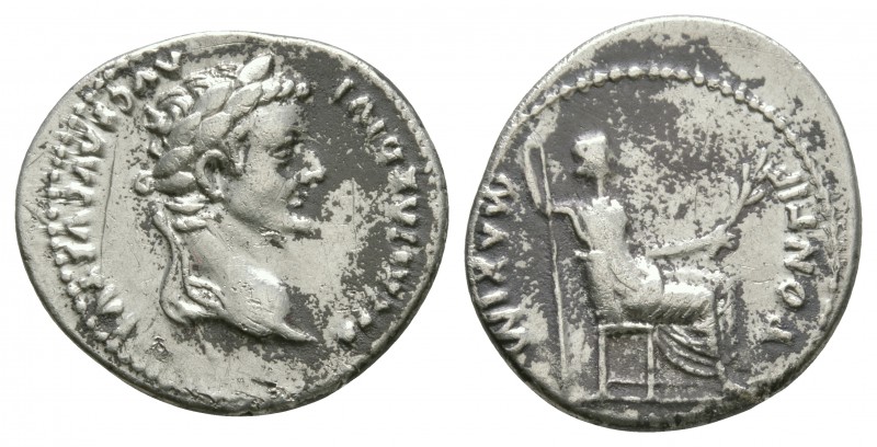 Ancient Roman Imperial Coins - Tiberius - 'Tribute Penny' Denarius
14-37 AD. Ly...