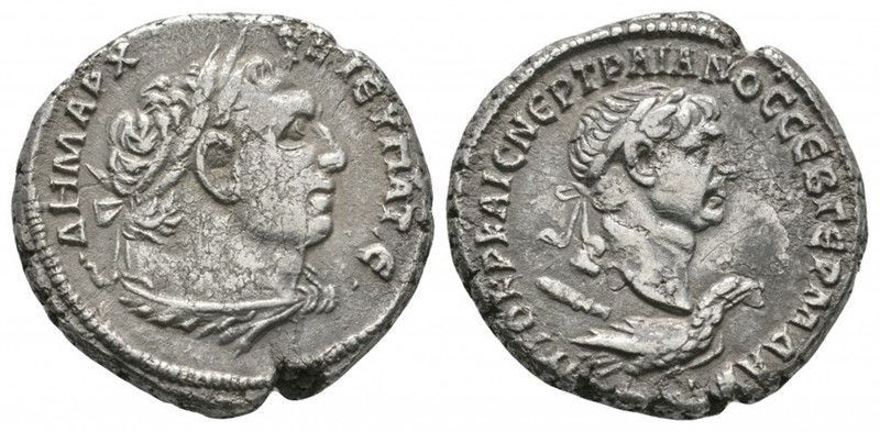 Ancient Roman Imperial Coins - Trajan - Melqart Tetradrachm
110-111 AD. Antioch...