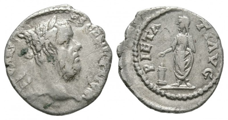 Ancient Roman Imperial Coins - Pescennius Niger - Emperor Standing Denarius
193...