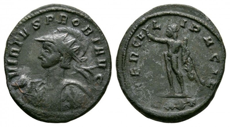 Ancient Roman Imperial Coins - Probus - Hercules Antoninianus
278 AD. Ticinum m...