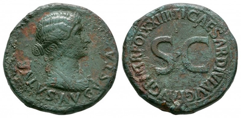 Ancient Roman Imperial Coins - Livia - Salus Dupondius
22-23 AD. Wife of August...