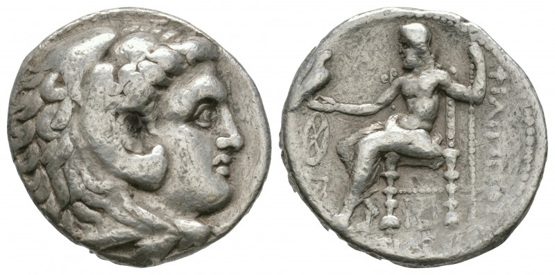 Ancient Greek Coins - Macedonia - Philip III - Zeus Tetradrachm
323-317 BC. Str...